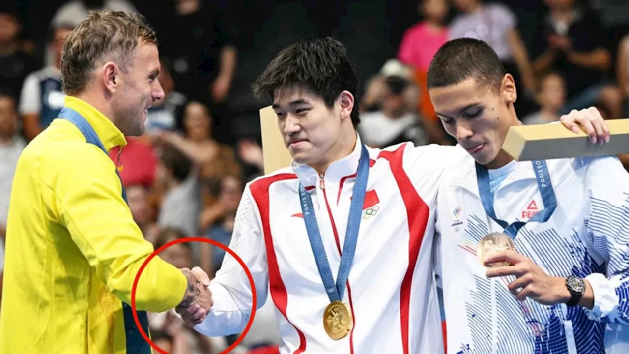 Accusations fly as Chinese swimmer Pan Zhanle flips script on Kyle Chalmers after gold medal race