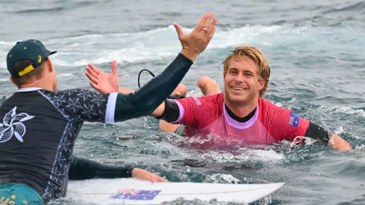 Aussie surfing judge Ben Lowe stood down from Olympics over ‘inappropriate’ photo with Ethan Ewing