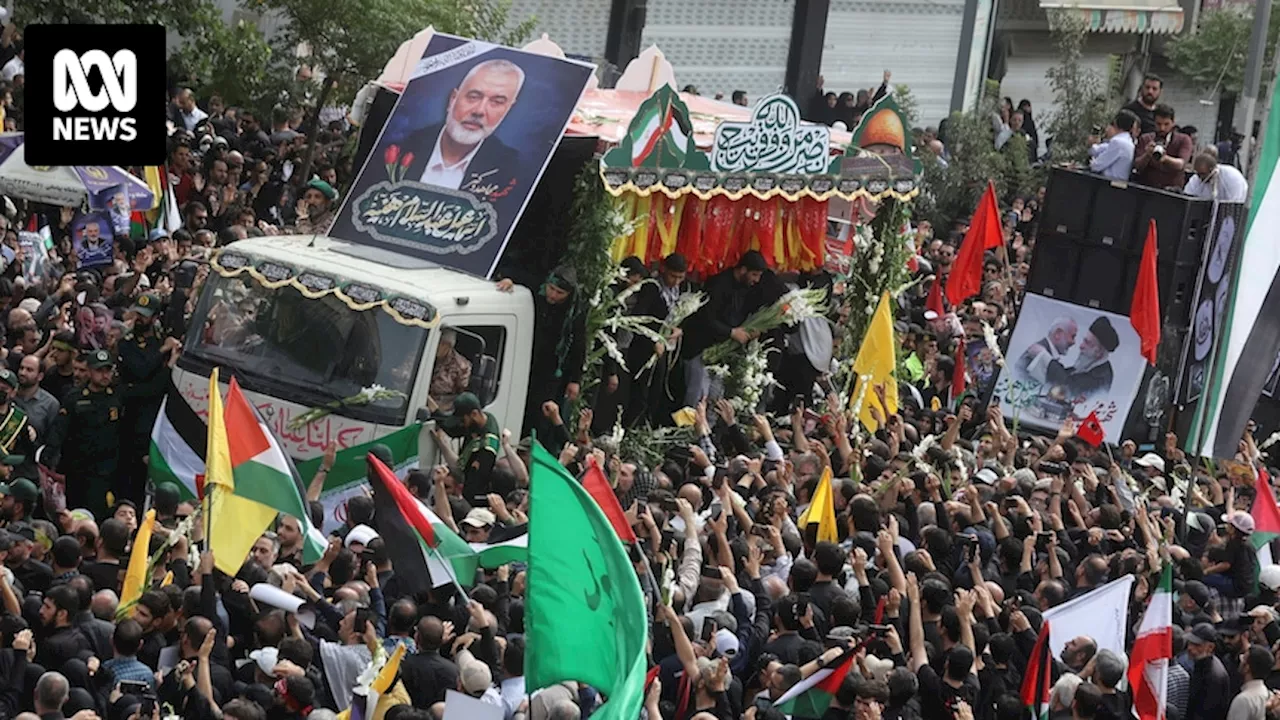 Hamas leader Ismail Haniyeh mourned in Iran as UN, US call for calm