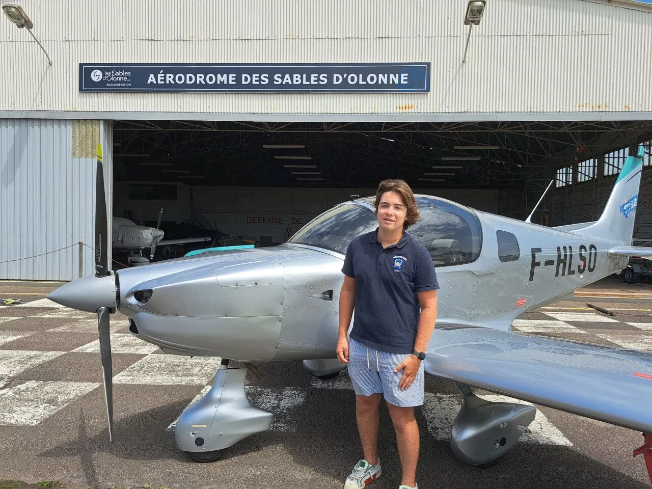 En Vendée, il devient le plus jeune pilote d’avion en France !