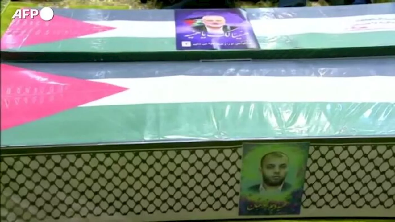 L'Iran celebra il funerale del capo politico di Hamas Ismail Haniyeh