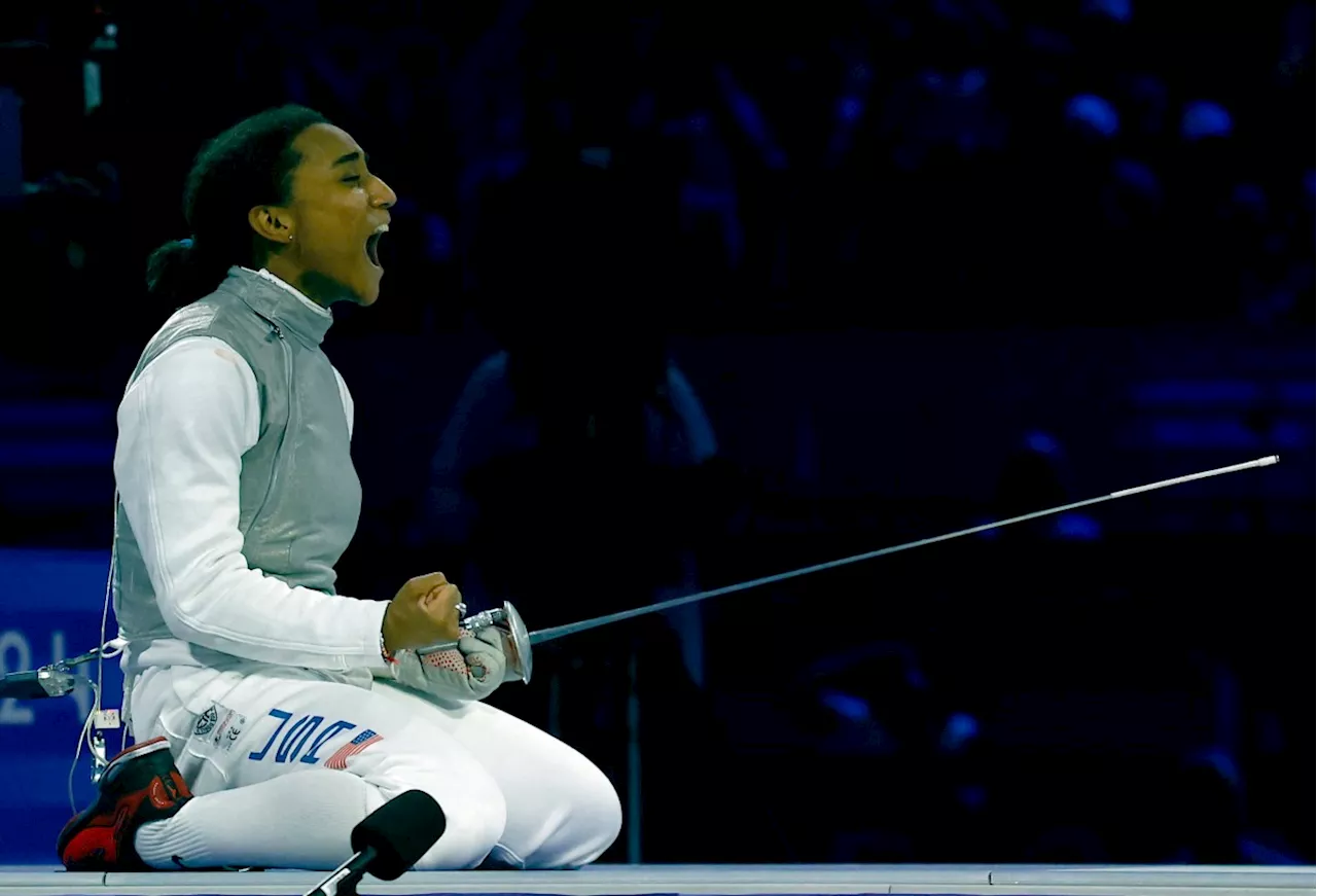 Olympics 2024: Queens native Lauren Scruggs wins gold with USA team fencing after taking down Italy |