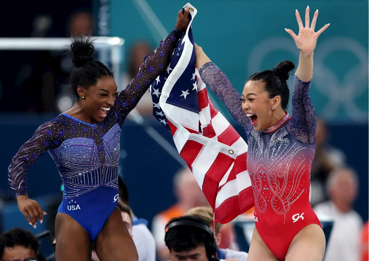 Olympics 2024: Simone Biles takes gold in women's individual all-around gymnastics, Suni Lee takes