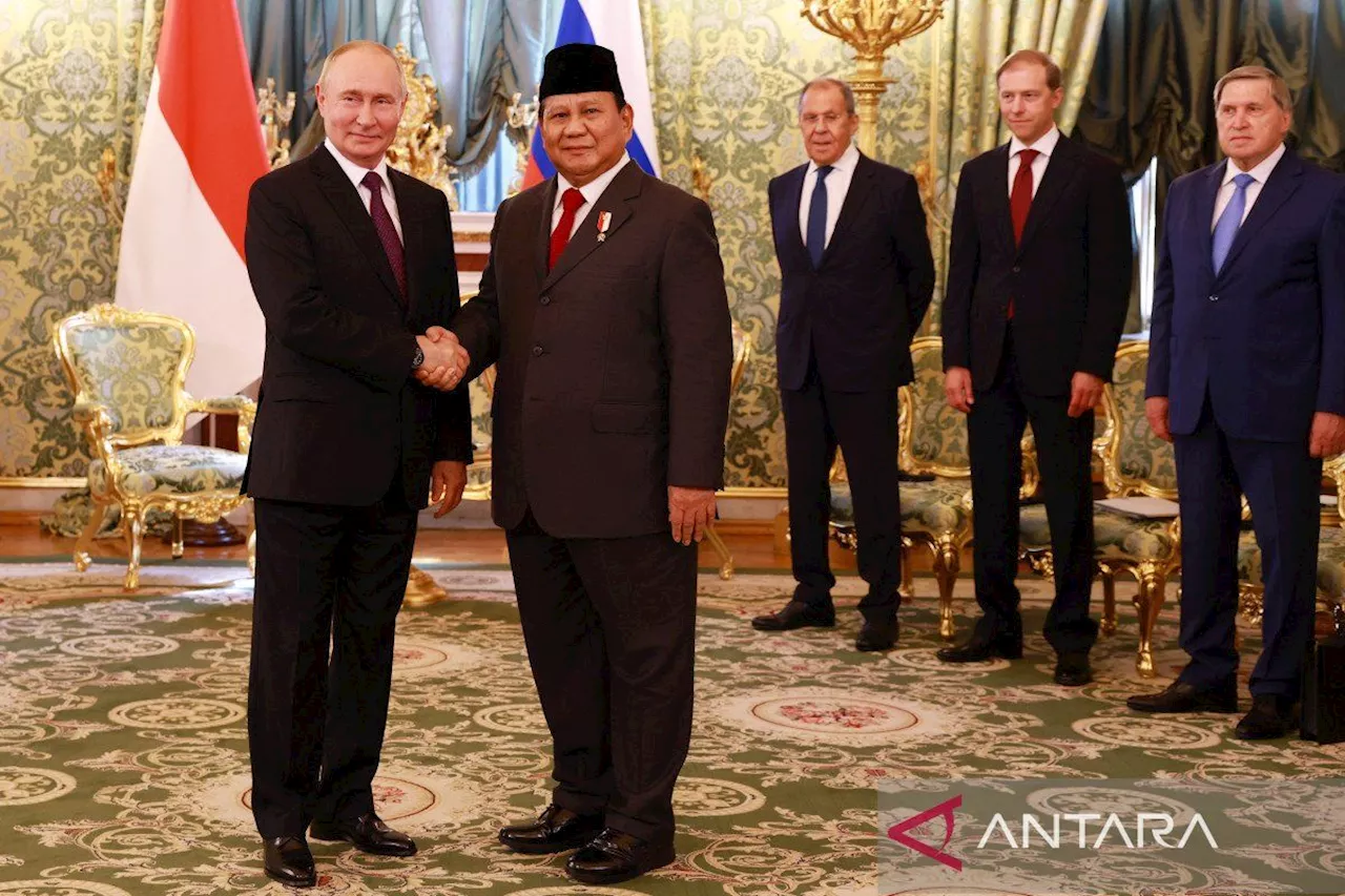 Prabowo bertemu Putin komitmen Indonesia untuk perkuat hubungan bilateral dengan Kremlin