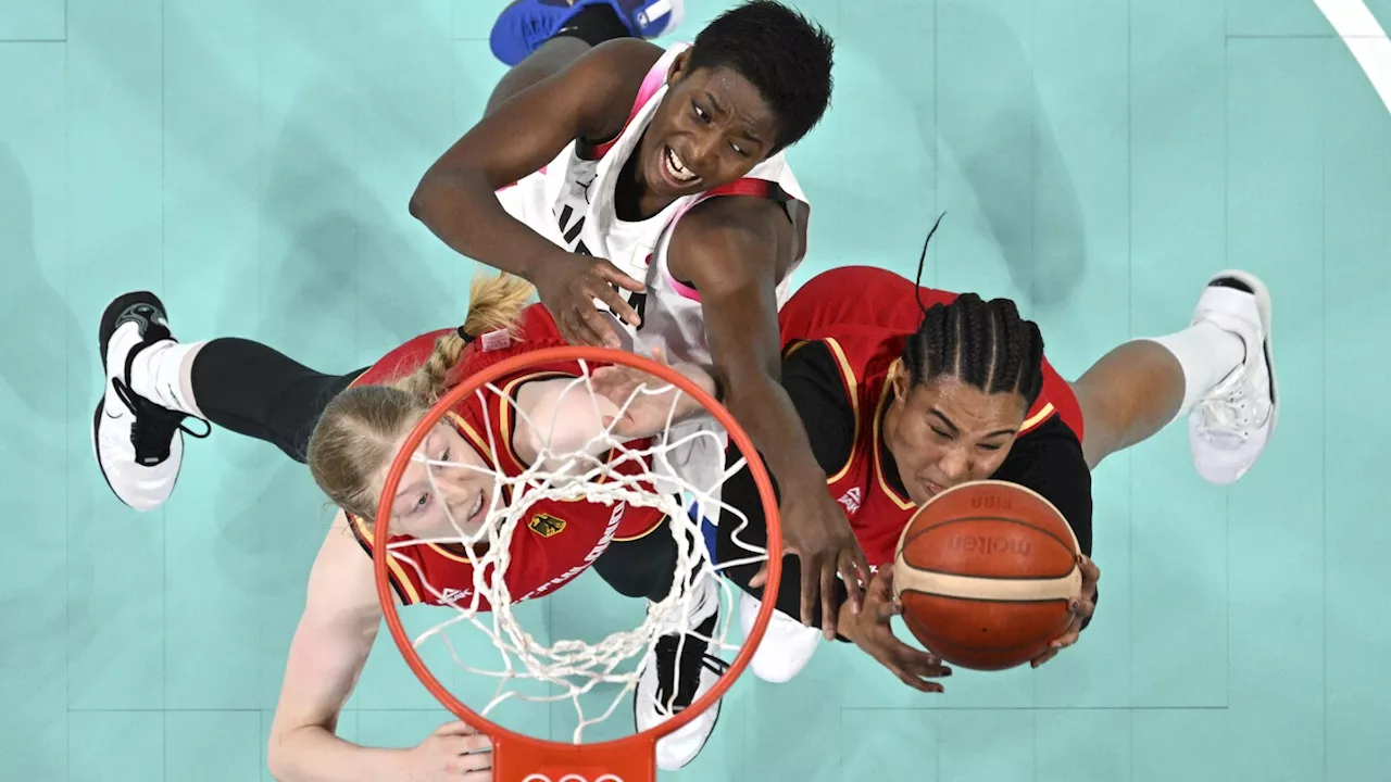 Germany tops Japan to clinch quarterfinal berth in its Olympic women's basketball debut