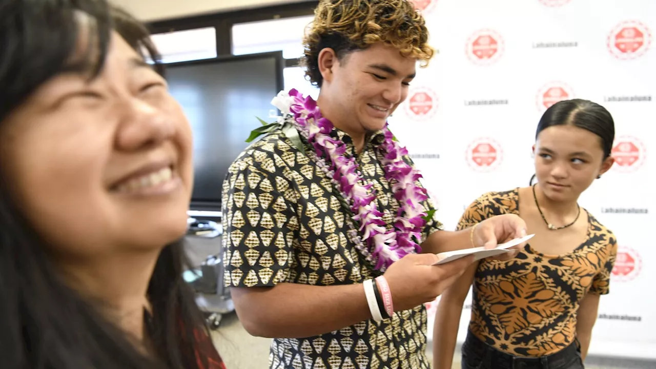 Scholarships help Lahaina graduates afford to attend college outside Hawaii a year after wildfire