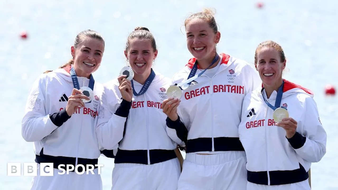 Helen Glover: GB women's four win silver at Paris 2024 Olympics