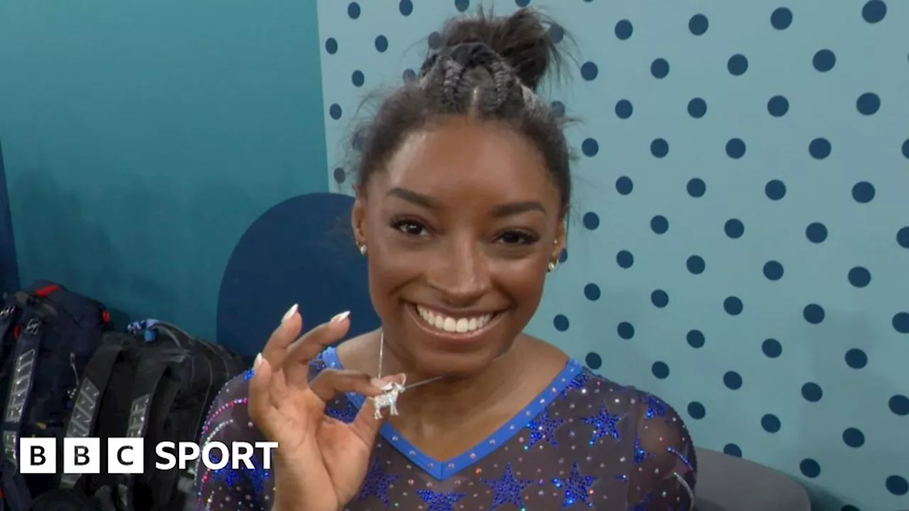 Simone Biles wins all-around title for sixth Olympic gold