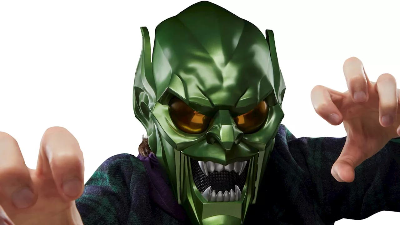 Become the Green Goblin with the New Marvel Legends Replica Helmet