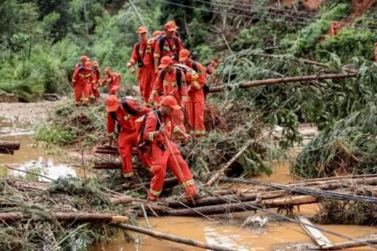 30 dead and dozens missing as central China faces severe rainstorm