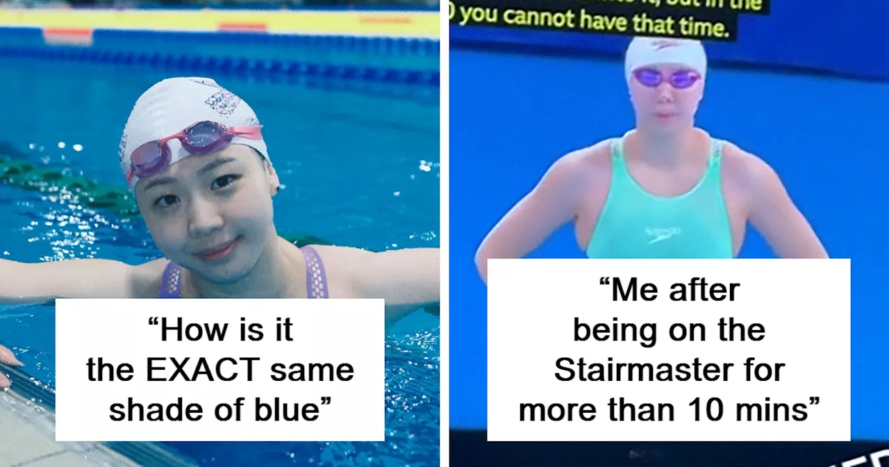 Optical Illusion Swimsuit Leaves Chinese Olympian Tang Qianting’s Waist Looking “Snatched”