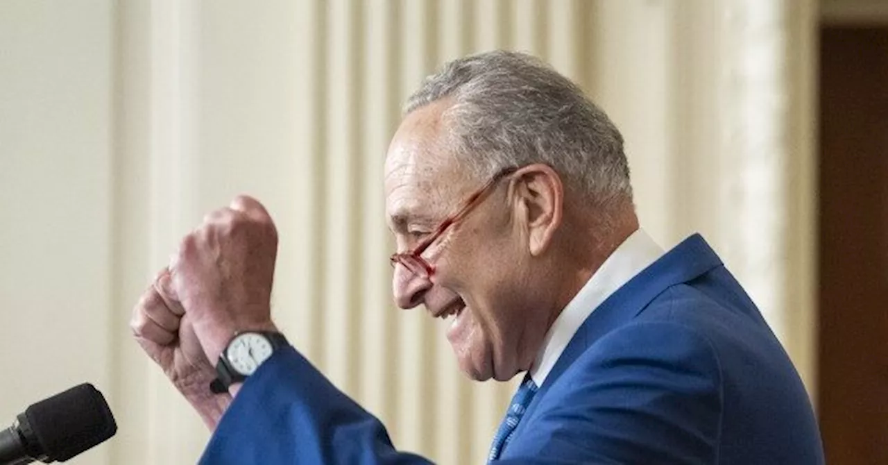 Chuck Schumer ‘Giddy’ over Kamala Harris Replacing Joe Biden: ‘The Enthusiasm Is Palpable’