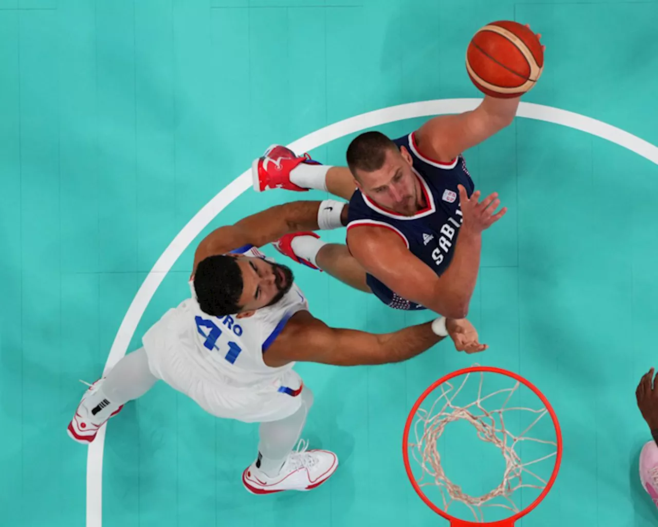 Jokic shows way as Serbia bounces back with rout of Puerto Rico