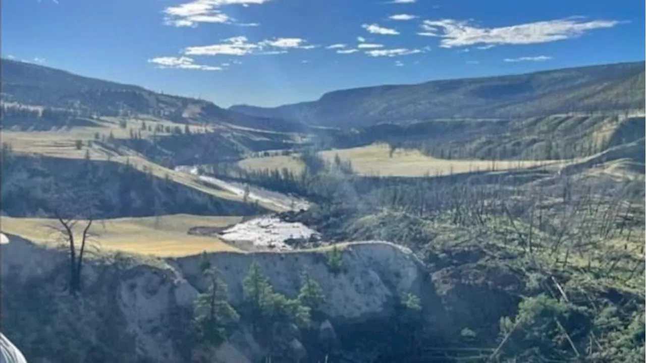 Man rescued, evacuations ordered after Chilcotin River landslide