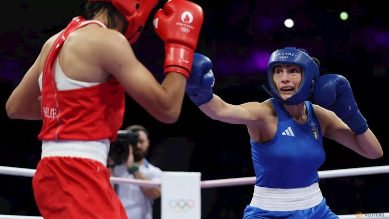 Italy's Carini says she can hold her head high after fight against Khelif