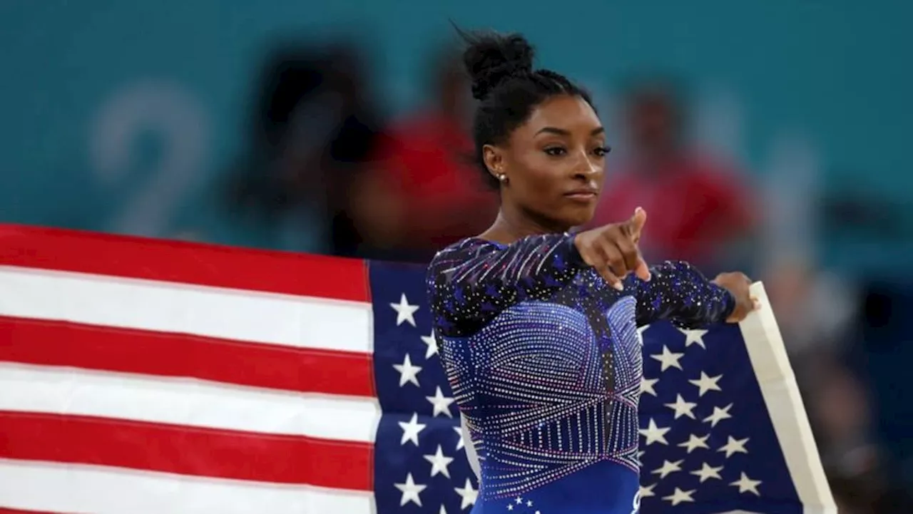 Simon Biles clinches sixth Olympic gold at all-around gymnastics final