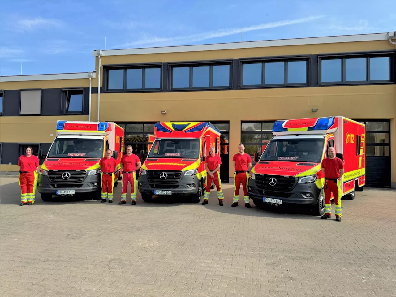 Rettungsdienst Prignitz hat drei neue Fahrzeuge