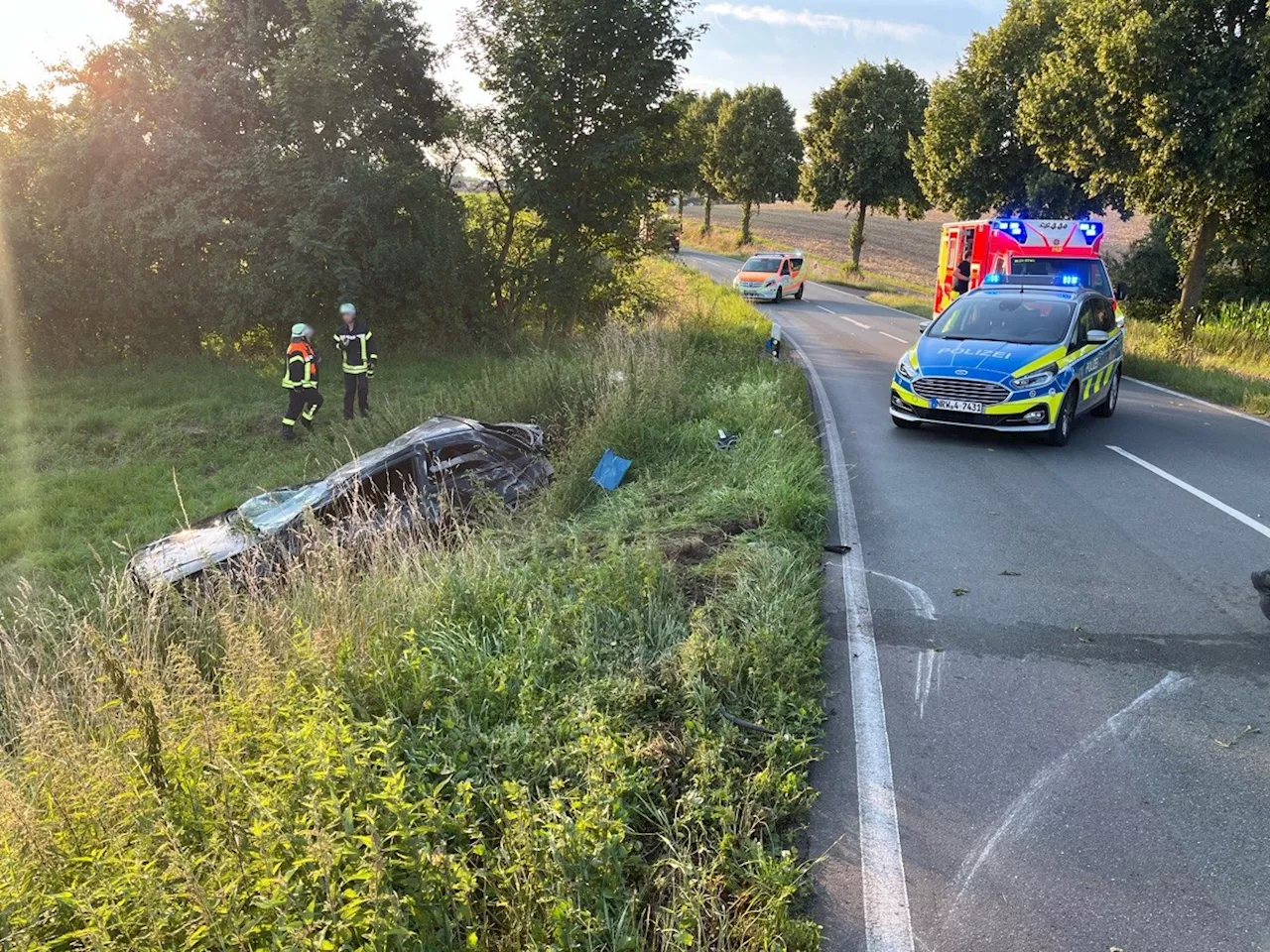 Schwerer Verkehrsunfall auf der Weserstraße