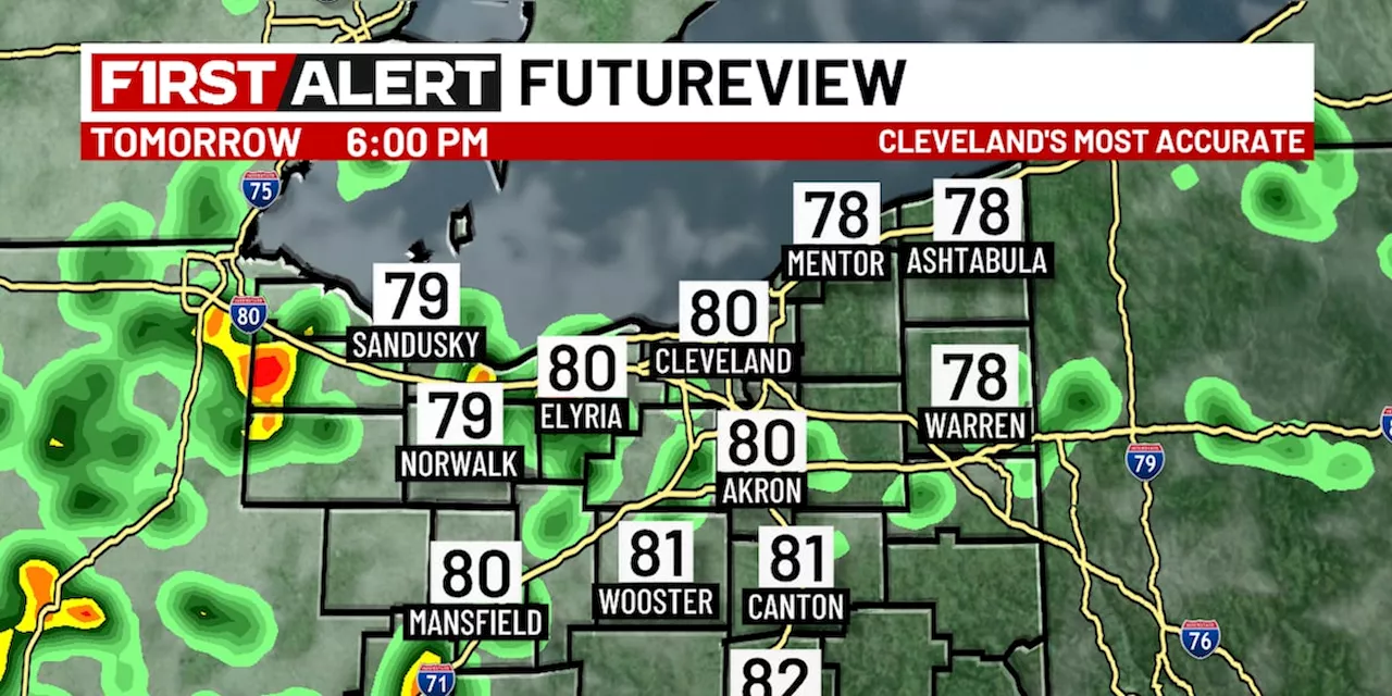 Northeast Ohio Weather: Few storms possible this evening, active stretch continues