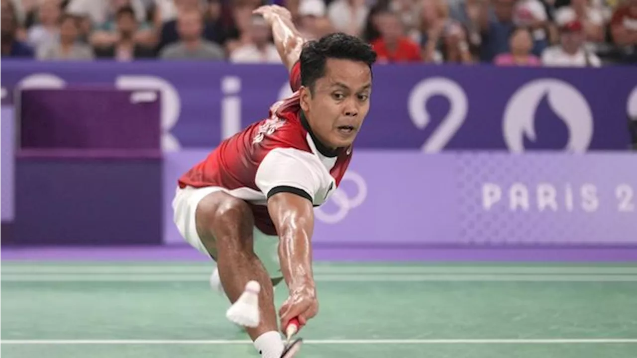 Potret Anthony Ginting usai Ditekuk Tuan Rumah Prancis di Olimpiade