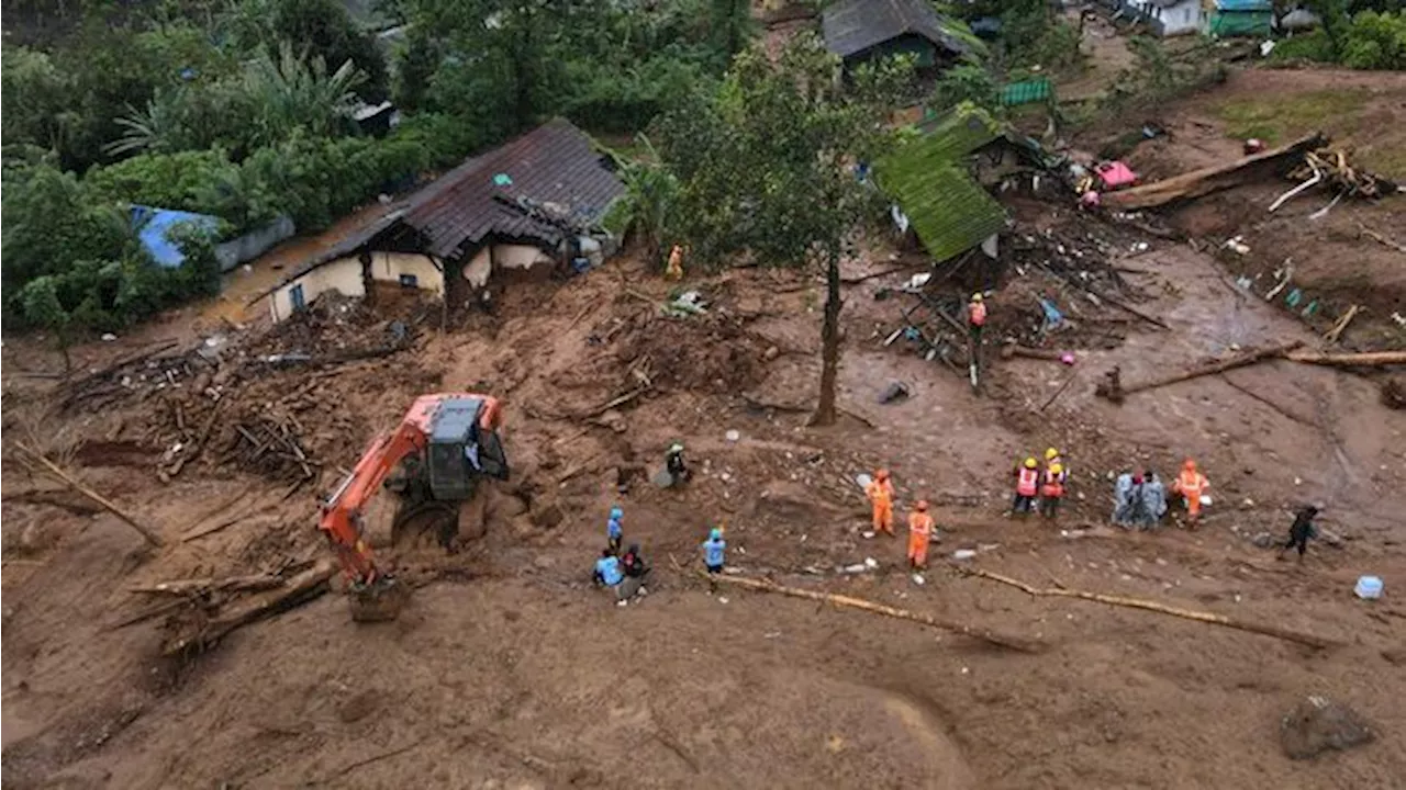 Potret Terkini Longsor Maut di India, Ratusan Tewas-Ribuan Mengungsi