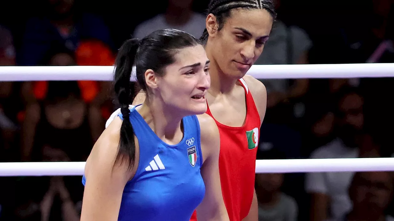 Italian boxer Angela Carini says 'I quit to save my life' after stopping Olympics bout with...