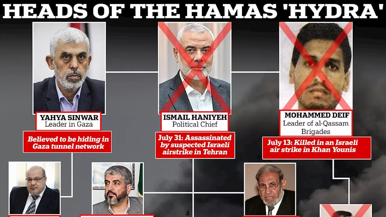 What's left of the Hamas leadership? As Israel chops off one head of the Hydra, a look at which of...