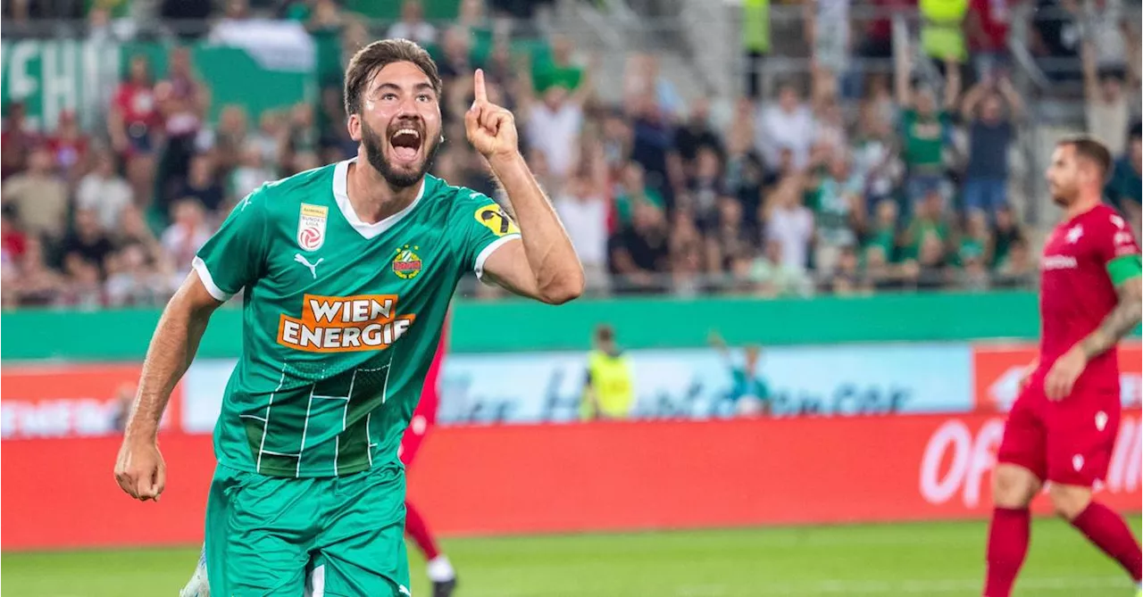 Europa League Quali: Rapid gewinnt gegen Krakau 6:1