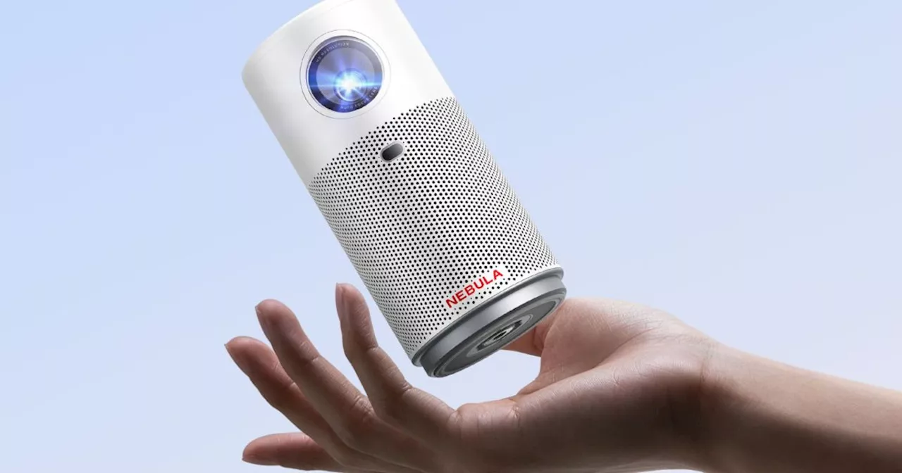 Nebula’s Capsule Air projector is so light you can stick it to a wall