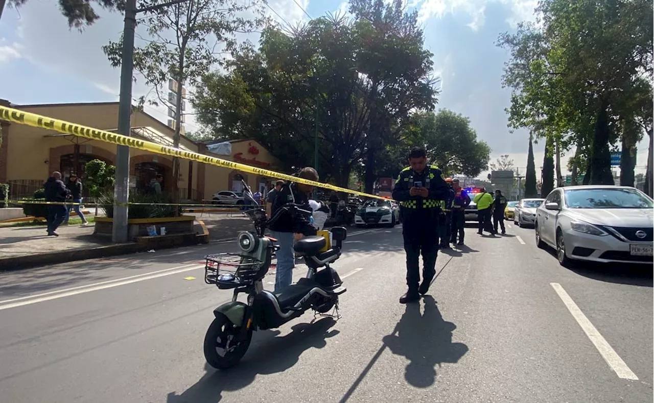 Conductor de bicimoto muere arrollado por camión en Coyoacán; el chófer es detenido