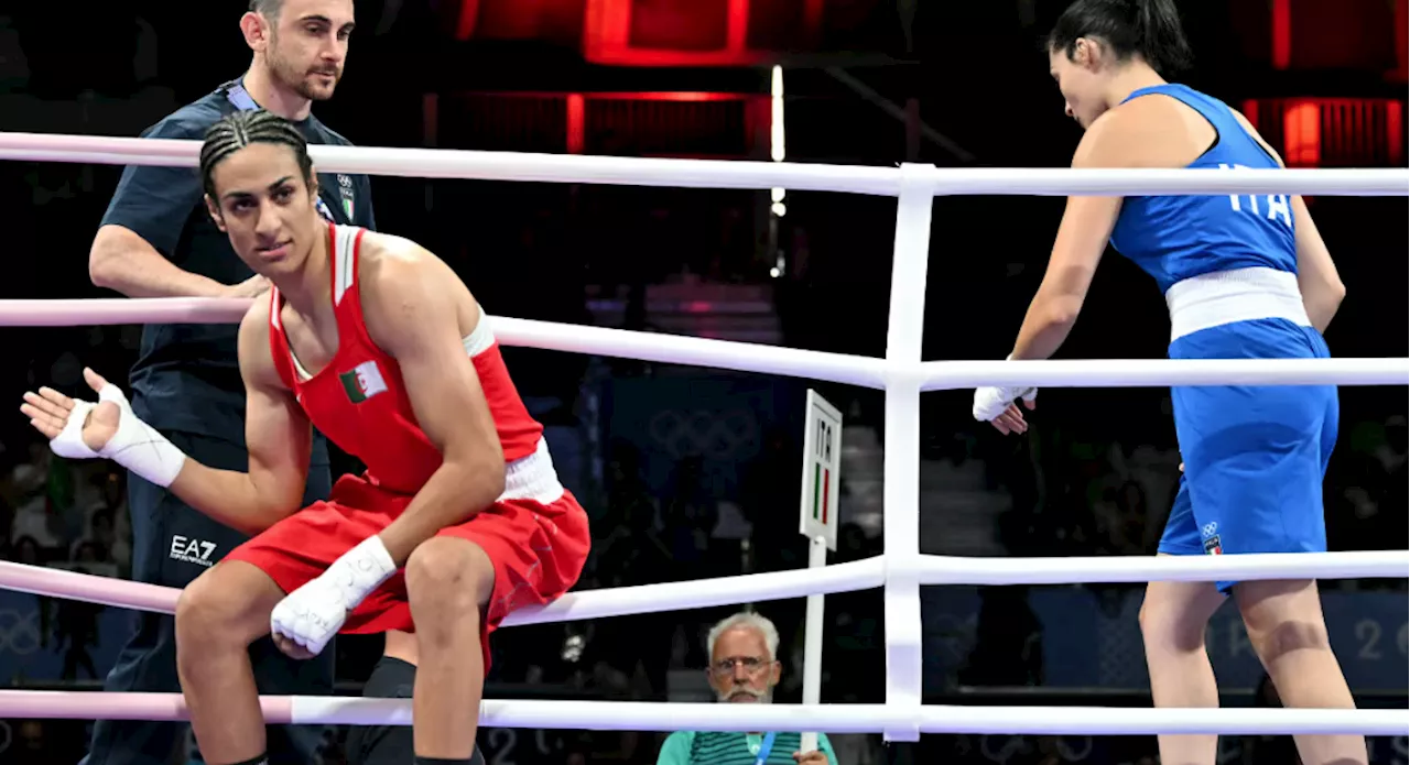 Rival de polémica boxeadora, Imane Khelif, se retira en 46 segundos