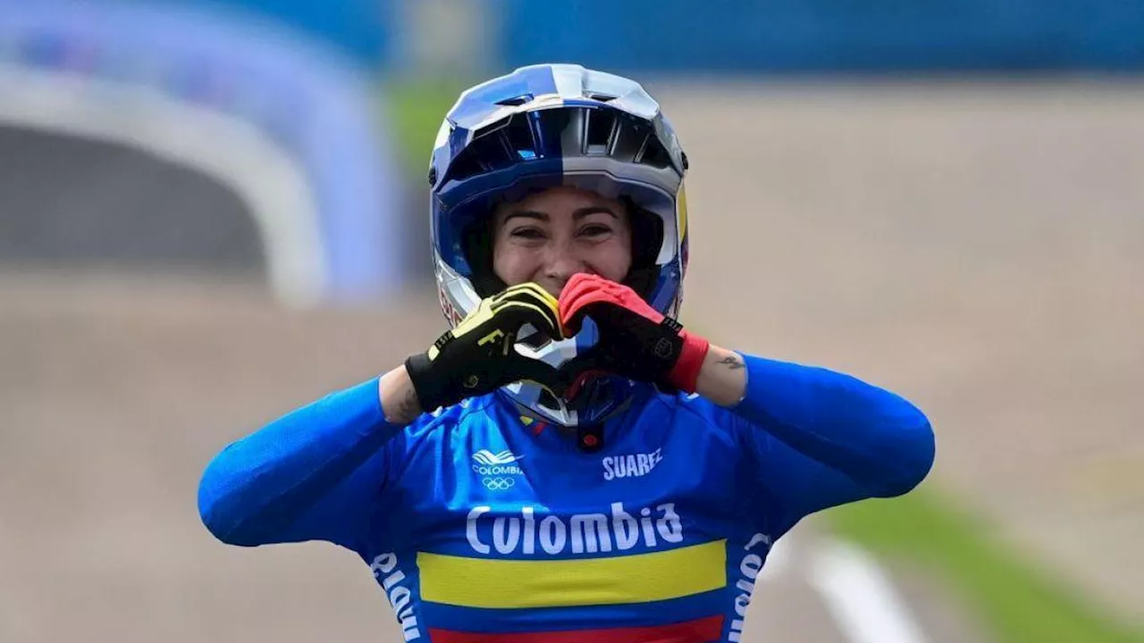 Mariana Pajón, Mateo Carmona, Diego Arboleda y Gabriela Bolle, a semifinales del BMX en Juegos Olímpicos 2024