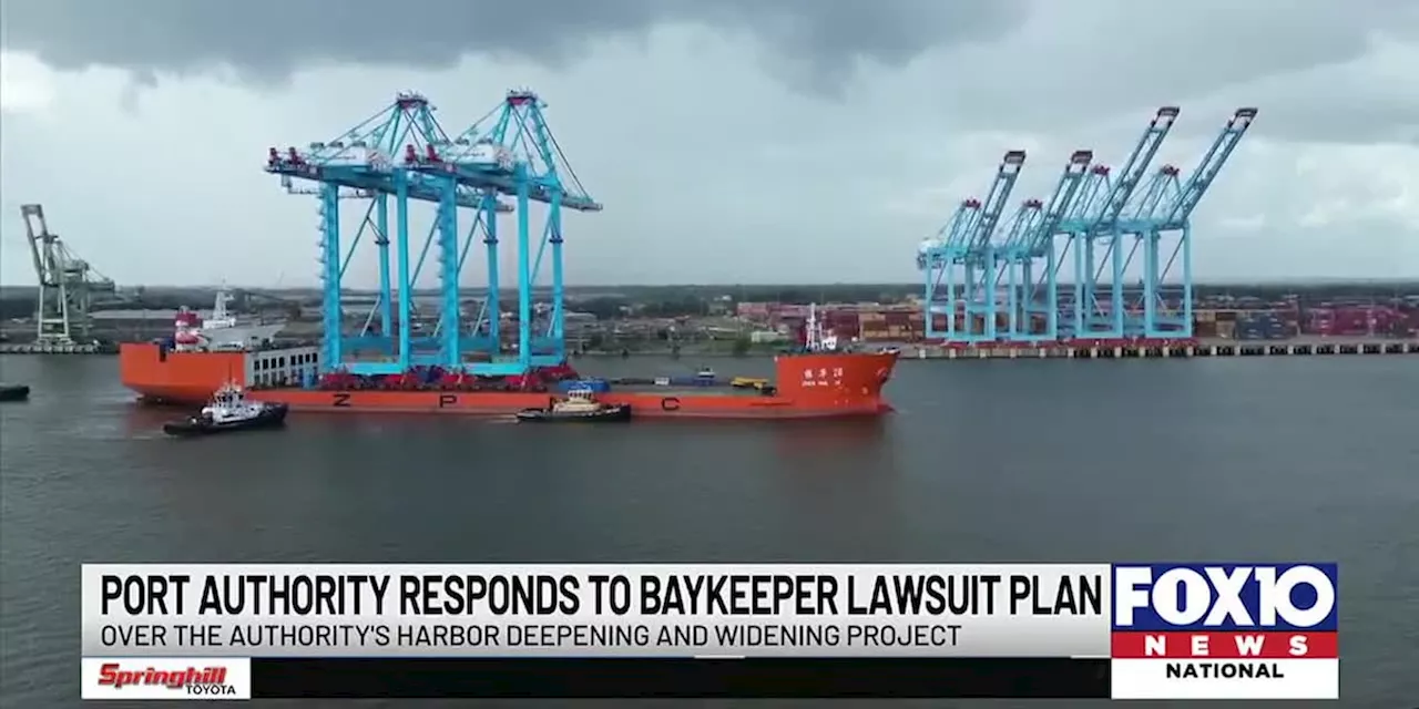 Alabama Port Authority advises Mobile Baykeeper to withdraw intent to file suit over dredging project