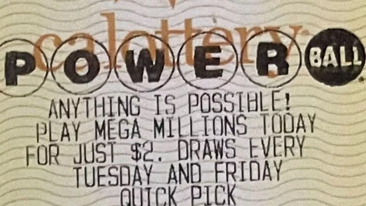 Powerball ticket worth just under $1 million sold in California