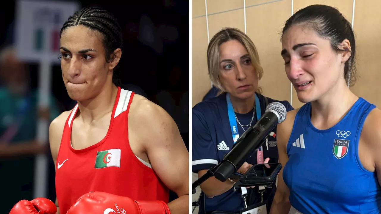 ‘Crying her eyes out’: Olympics gender debate reignites as single punch ends controversial fight