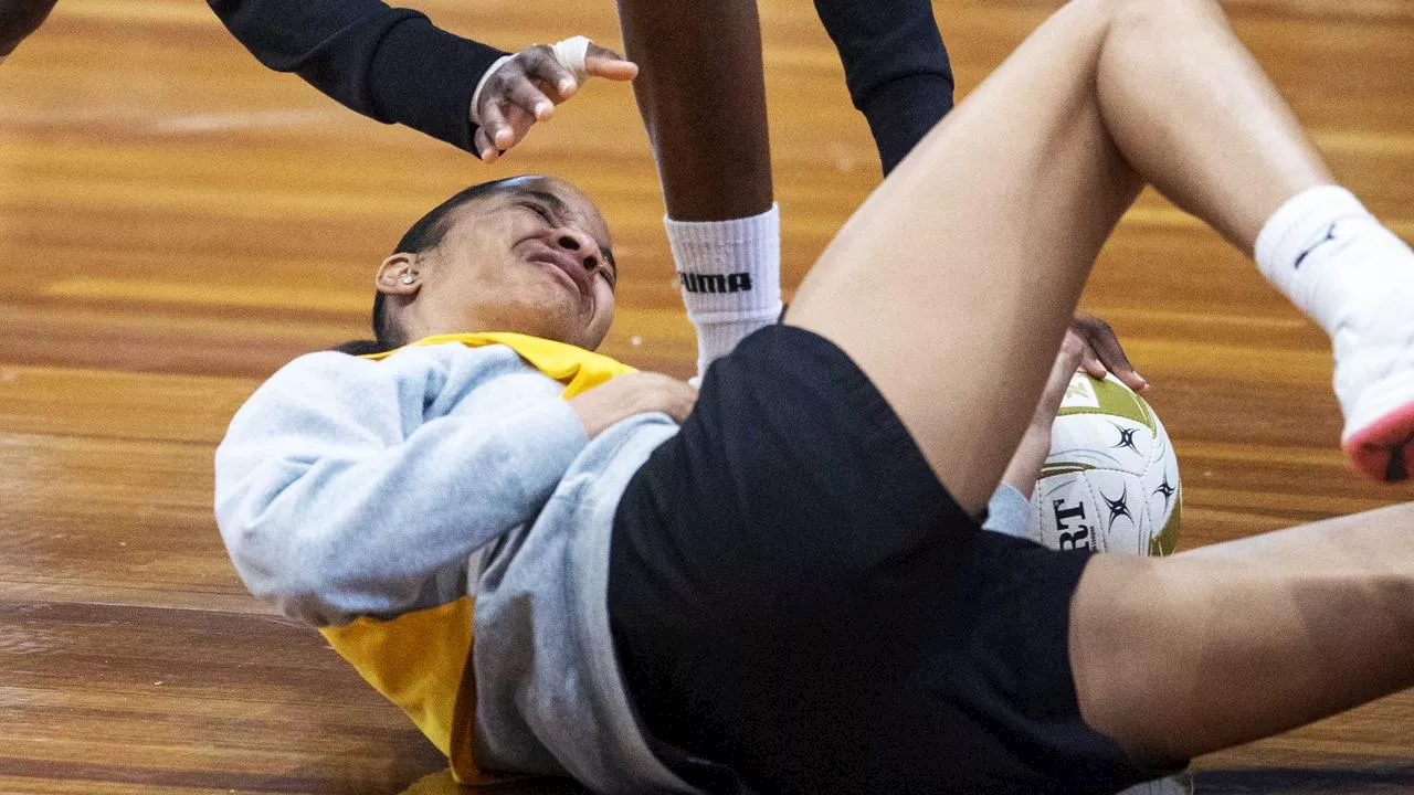 Superstar down! Tbirds shake off injury scare days out from netball GF