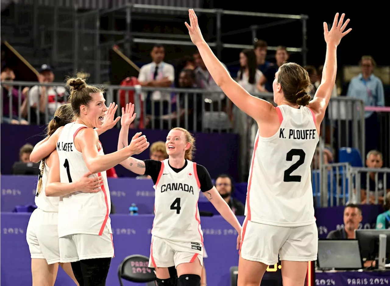 Paris Olympics: Canada bounces back with win over France after loss to Germany in 3x3 basketball