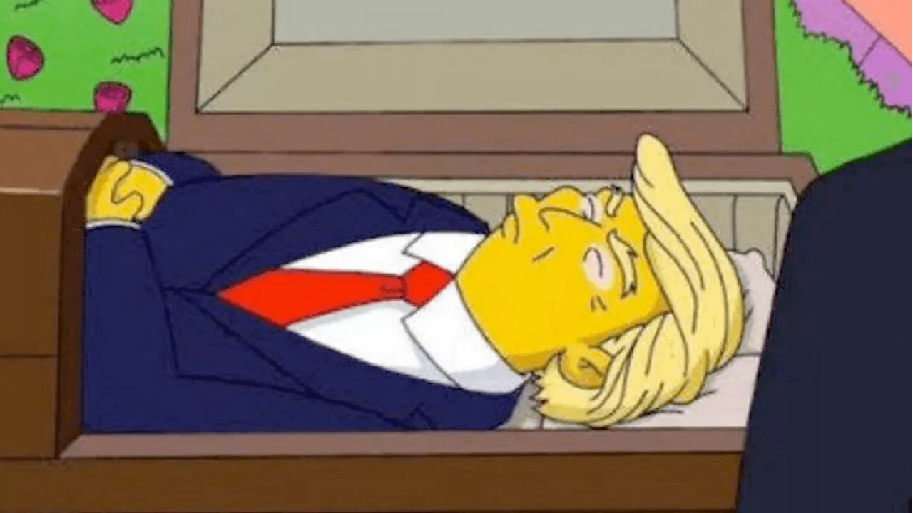 Trump 2024 tot: Das steckt hinter 'Simpsons'-Vorhersage