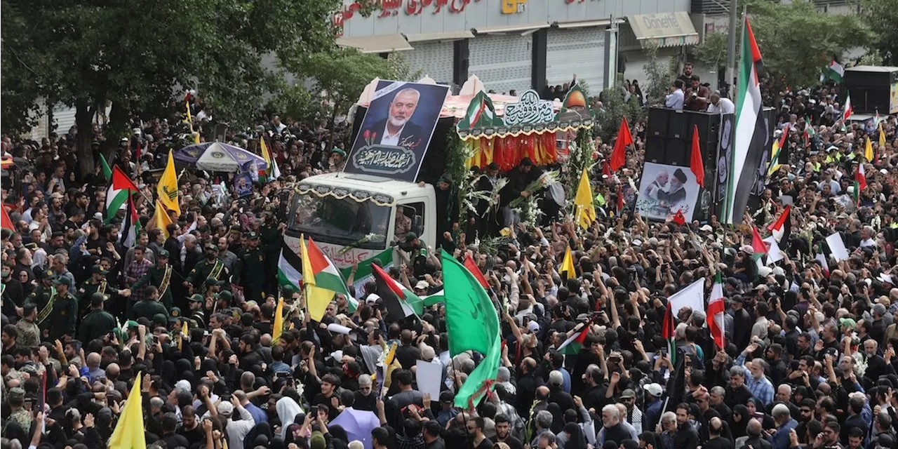 I funerali di Ismail Haniyeh a Teheran