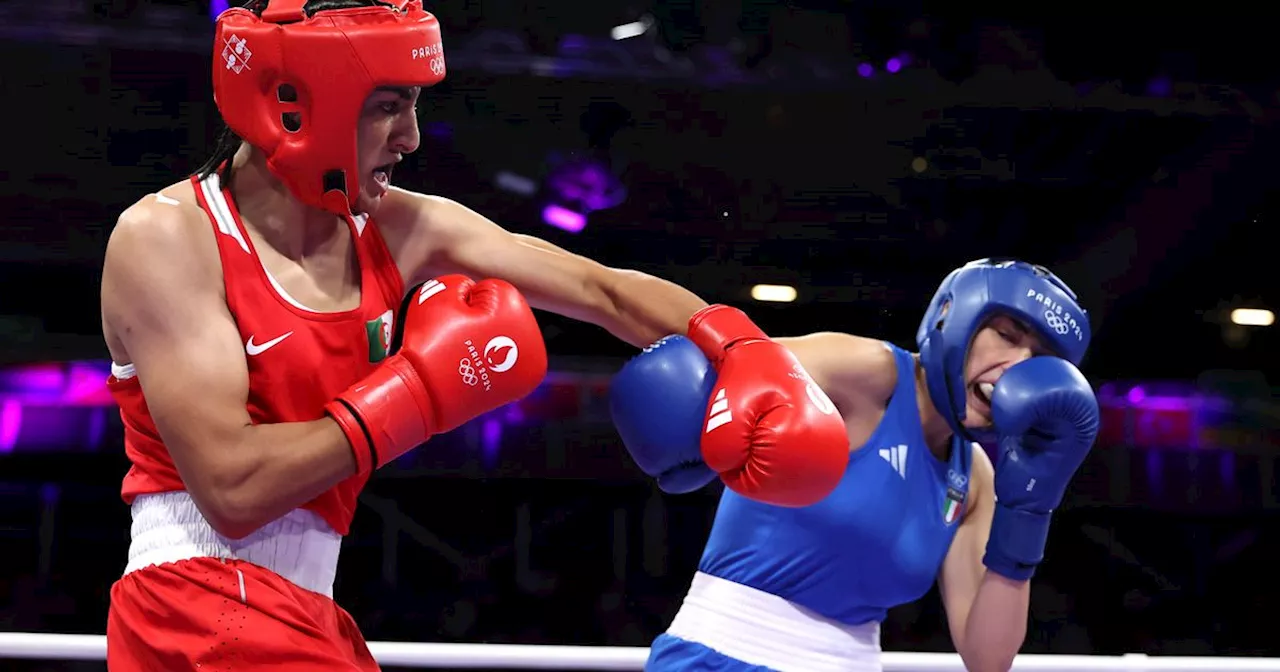 Boxer at centre of gender controversy wins Olympic bout in 46 seconds