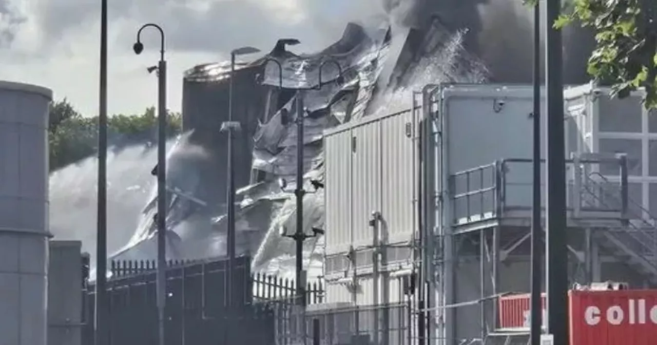 Coolock fire: Firefighters remain at scene of huge blaze at industrial premises