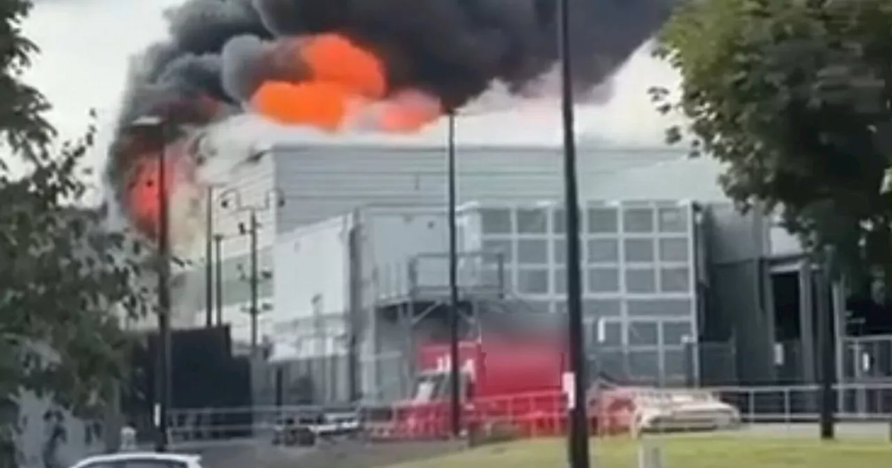 Coolock fire: Huge blaze breaks out at industrial estate