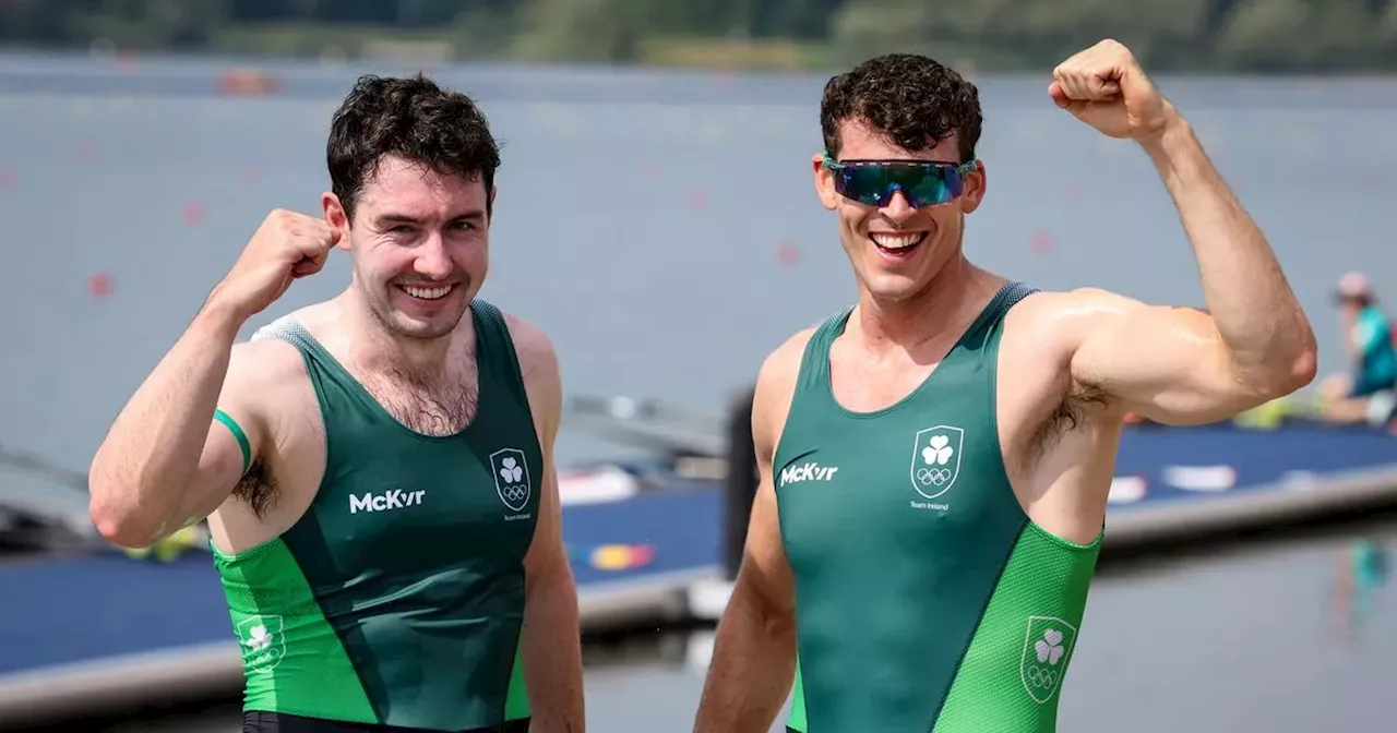 Rowers Philip Doyle and Daire Lynch secure another Olympic medal for Ireland