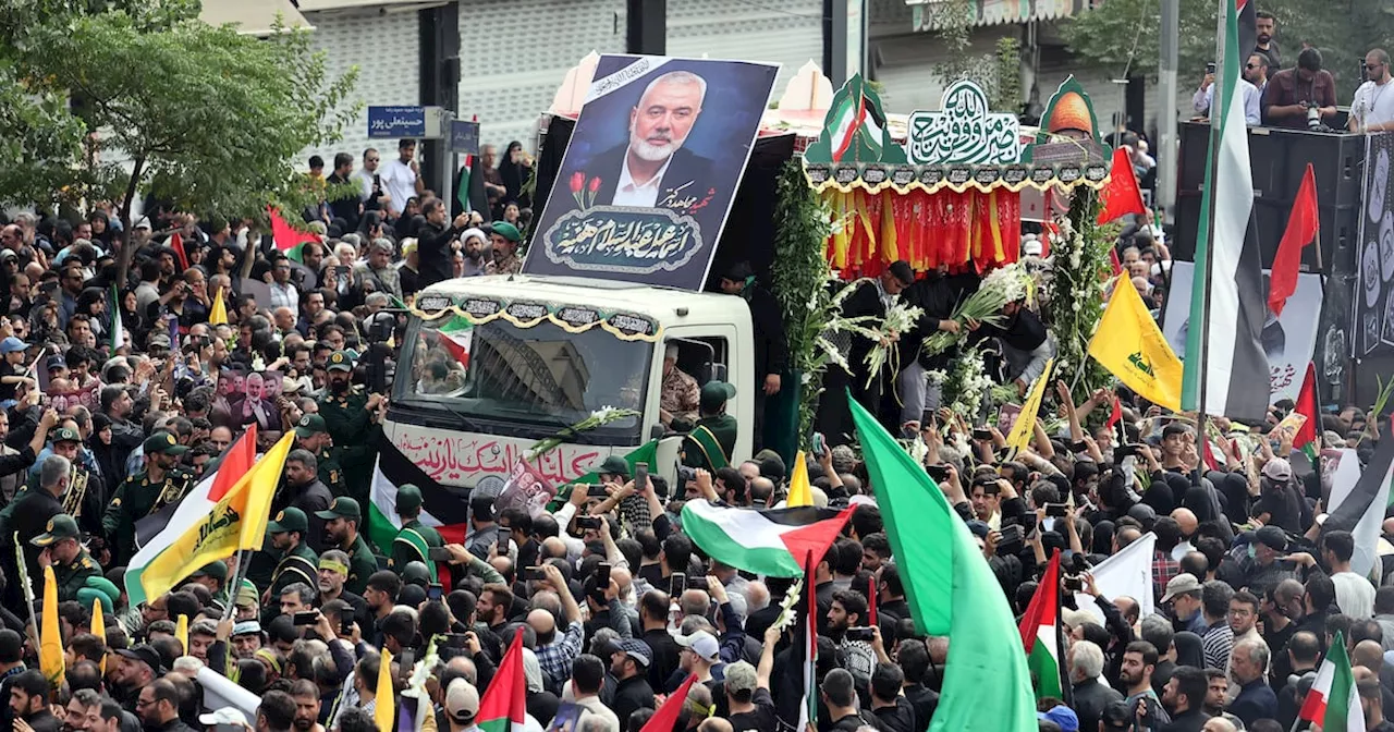 Hamas funeral: Iran’s Ayatollah leads prayers as thousands mourn Ismail Haniyeh’s assassination