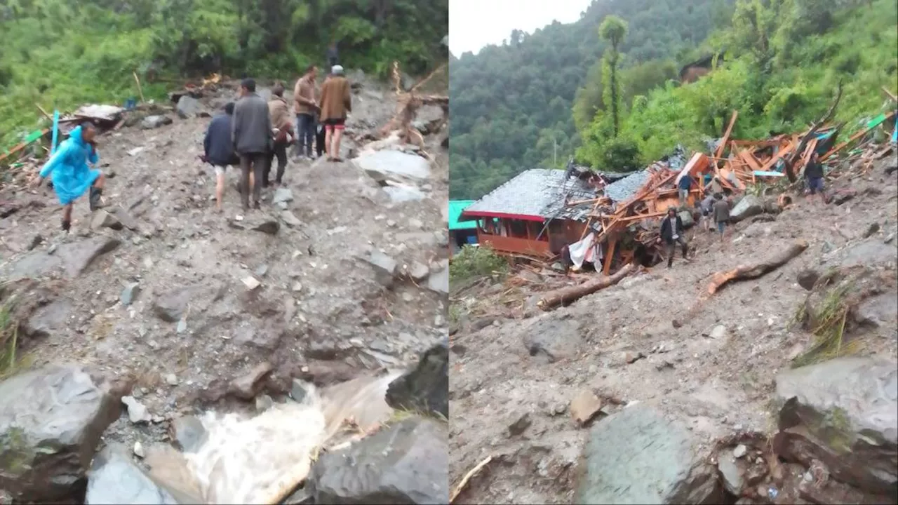 Himachal News: मंडी में बादल फटने से बड़ी तबाही, एक की मौत, 10 लोग लापता; कई घर बहे, NDRF-SDRF रवाना