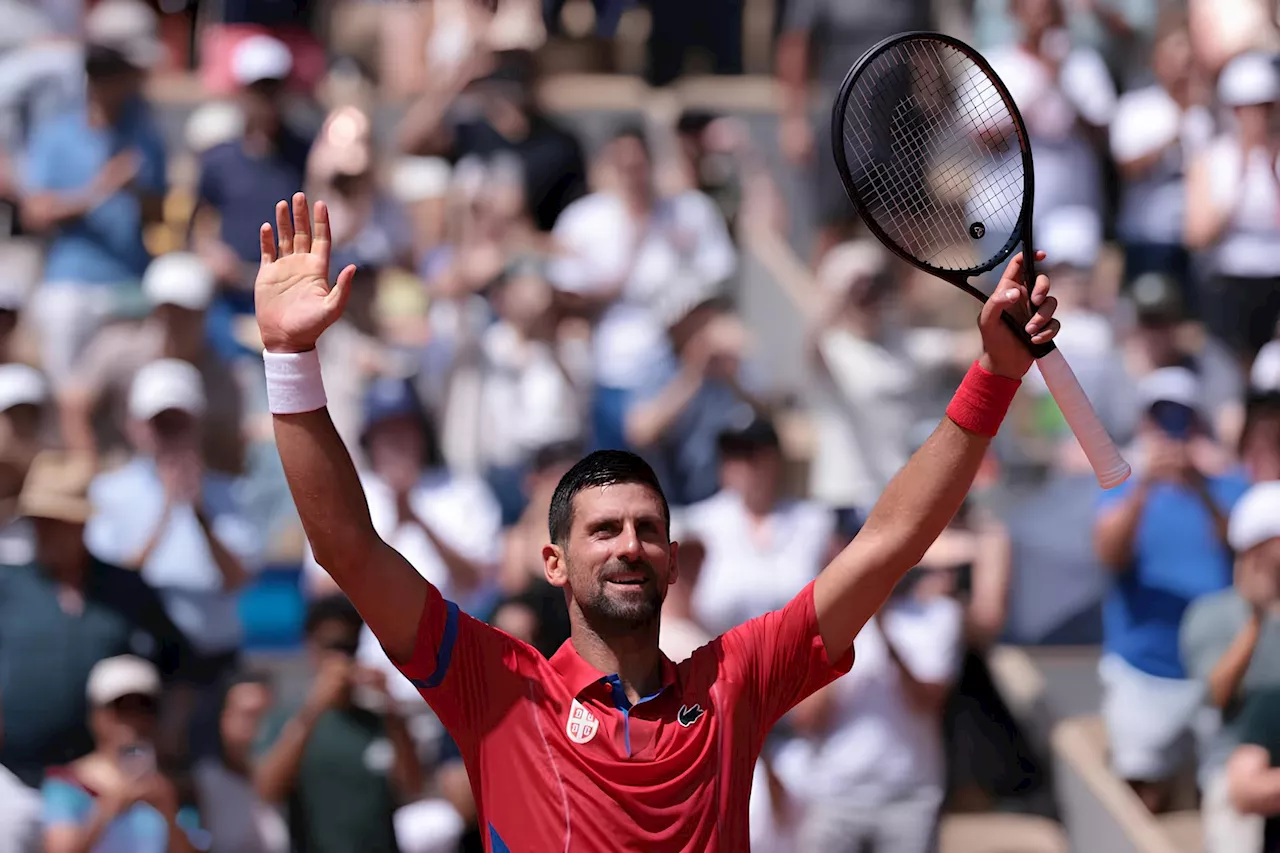 Olimpiade Paris 2024: Di Tengah Terik, Novak Djokovic Rebut Tiket Perempat Final