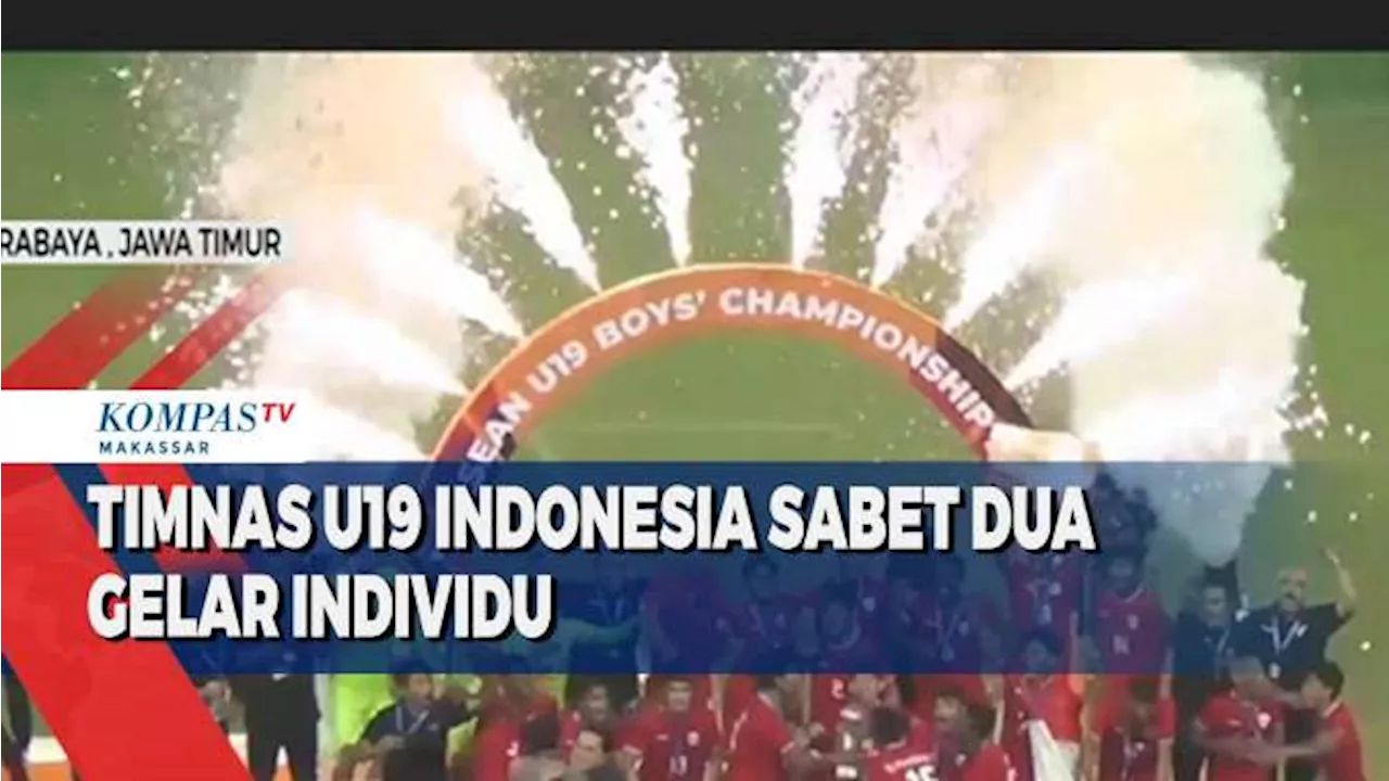 Timnas U19 Indonesia Sabet Dua Gelar Individu