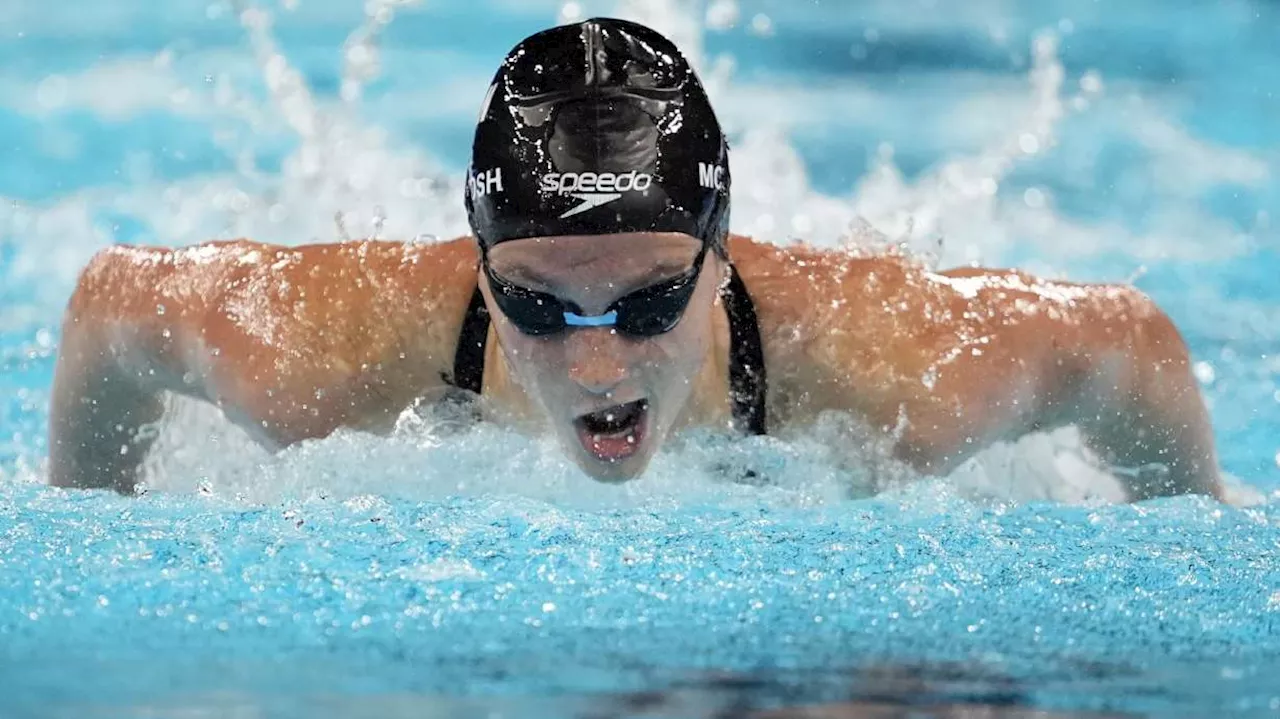 Canadian swimmer claims 2nd swimming gold, American Kate Douglass triumphs