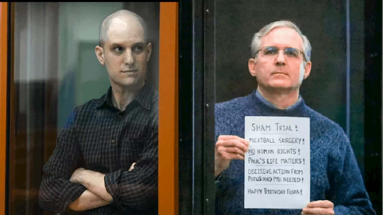 Evan Gershkovich and Paul Whelan freed in multi-country prisoner swap