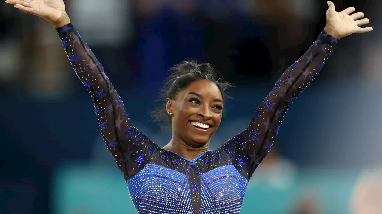 Simone Biles wins sixth Olympic gold medal in Paris 2024 women’s all-around gymnastics final